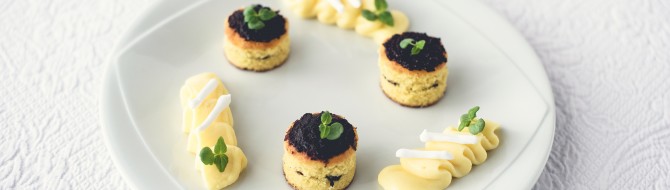 Tarte au citron meringuée et confit d&rsquo;olives de kalamata de la Chefe Stéphanie&nbsp;Bottreau