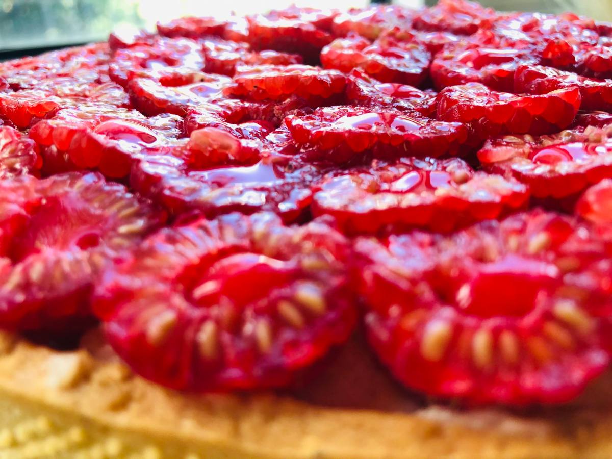 Tarte Framboises et Crème&nbsp;légère
