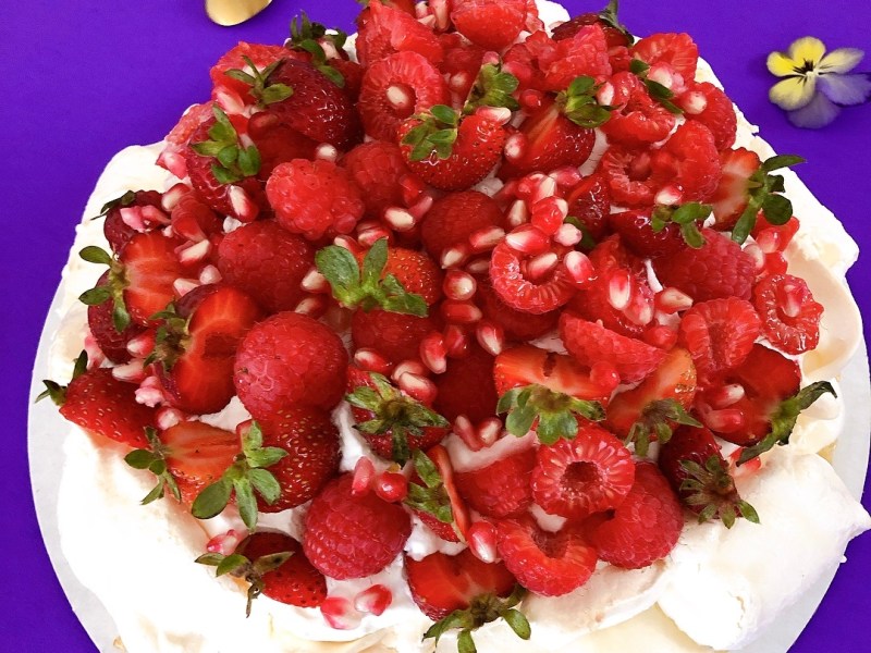 Pavlova Rouge Meringue&nbsp;française