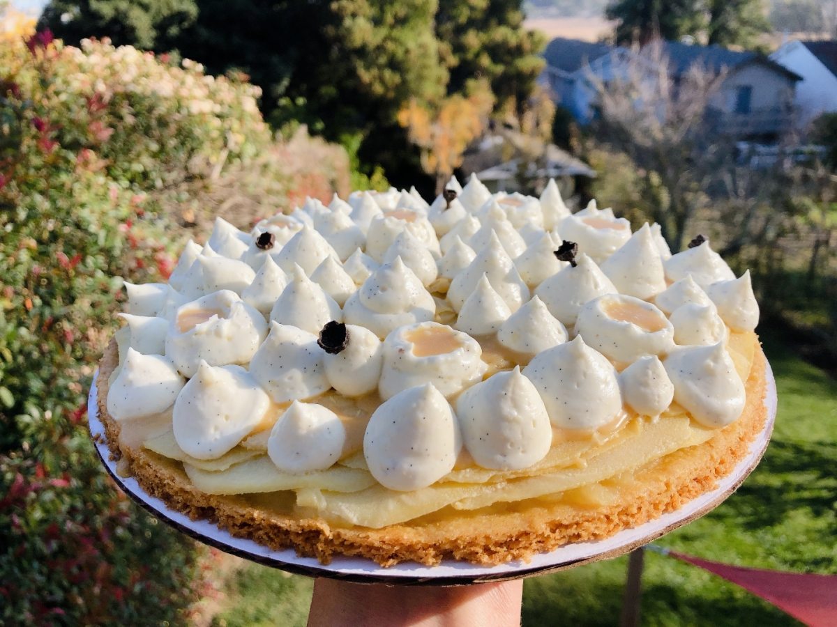Tarte fine aux Pommes et Caramel beurre&nbsp;salé